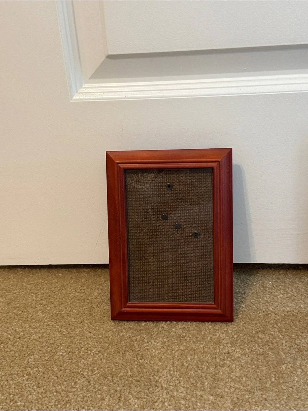 Two wood photo frames